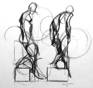 Scraps of Paper and Drawings For Paintings