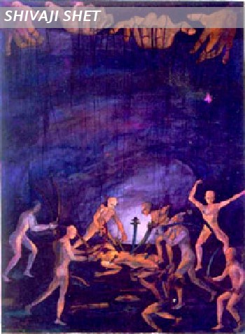 Puppet show - abhimanyu vadh-mahabharata